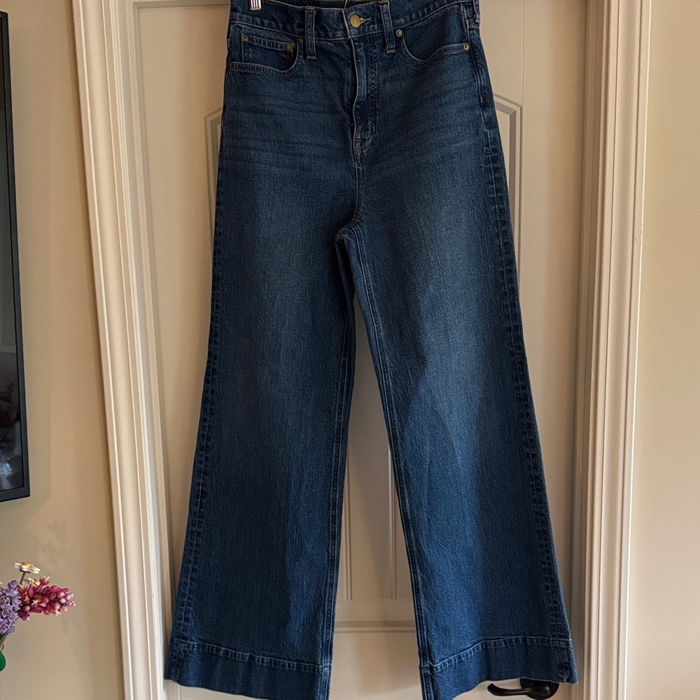 J. Crew Dark Blue Flare Jeans
